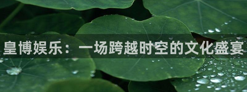 092000777美狮贵宾会：皇博娱乐：一场跨越时空的文化盛宴