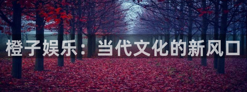 美狮贵宾会官网：橙子娱乐：当代文化的新风口